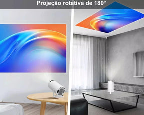 Projetor Portátil 4K - ORIGINAL - Home Imperio