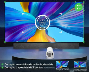 Projetor Portátil 4K - ORIGINAL - Home Imperio