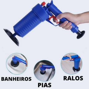 Desentupidor de Alta Pressão para Ralos, Banheiros e Pias - Home Imperio