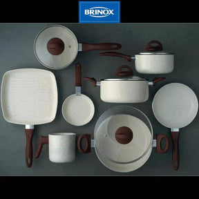 Conjunto Panelas Ceramic Life Smart 8 Peças Vanilla Inova Eletro Oficial