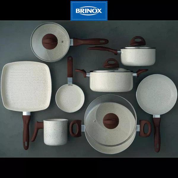 Conjunto Panelas Ceramic Life Smart 8 Peças Vanilla Inova Eletro Oficial