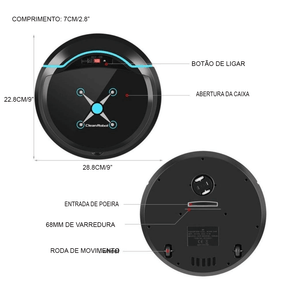 Robô Aspirador de Pó Inteligente - Limpeza Fácil Aliexpress