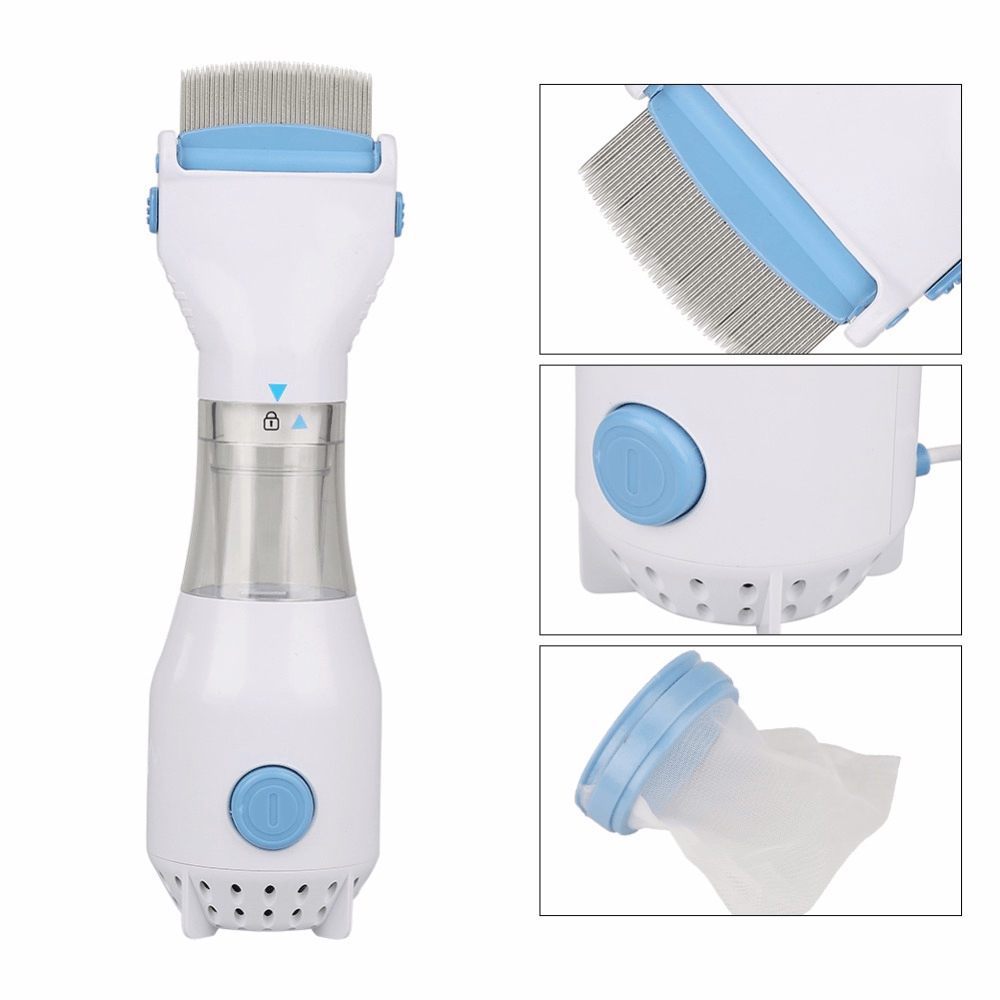 Pente Elétrico Aspirador de Pulgas, Carrapatos e Piolhos Aliexpress