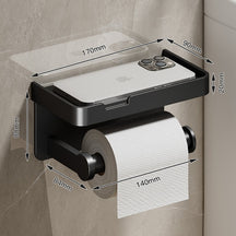 Porta Papel Higiênico c/ Suporte Para Celular - Home Imperio