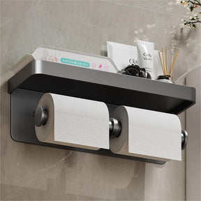 Porta Papel Higiênico c/ Suporte Para Celular - Home Imperio