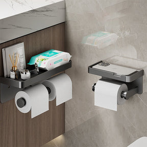 Porta Papel Higiênico c/ Suporte Para Celular - Home Imperio