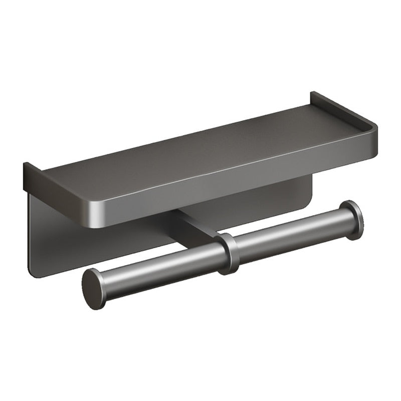 Porta Papel Higiênico c/ Suporte Para Celular - Home Imperio