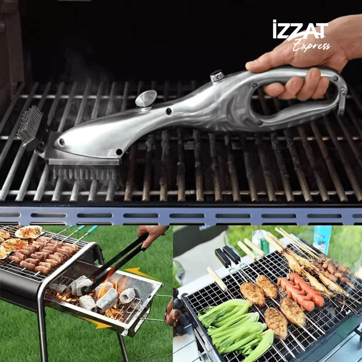 Brush Grill - Escova de Limpeza a Vapor Para Churrasqueira - Home Imperio