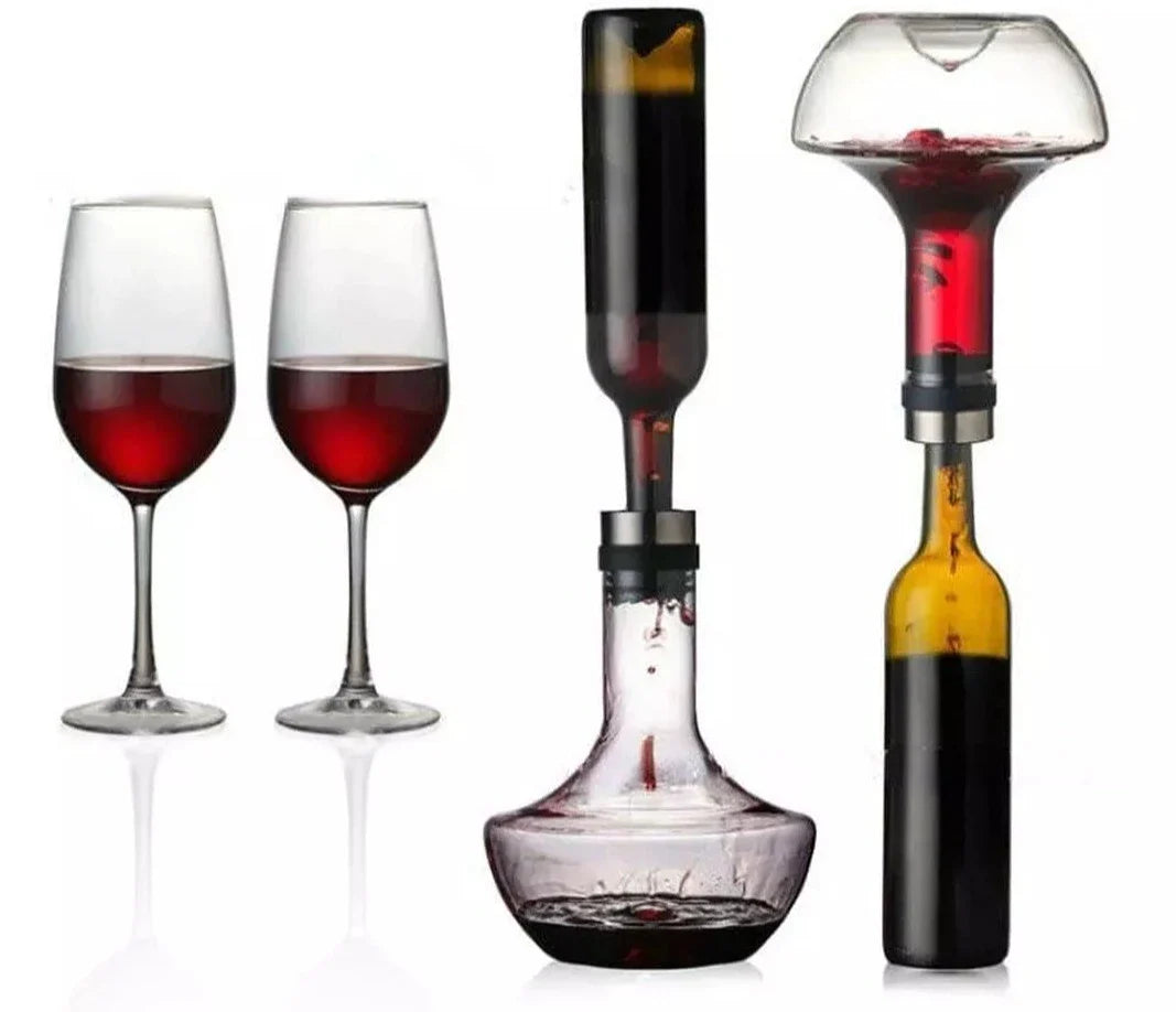 Decantador De Vinho Sofisticado 3 em 1 - Home Imperio