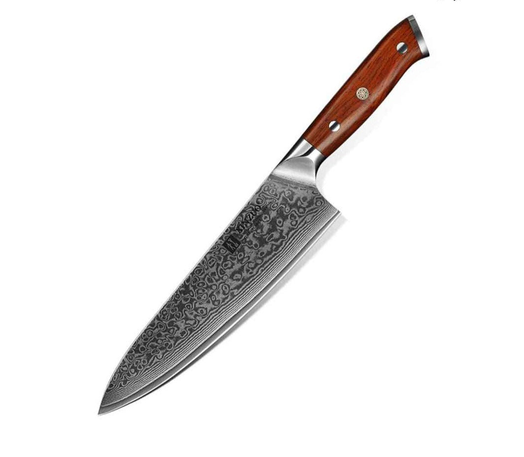 Faca de Churrasco Aço Damasco - Home Imperio