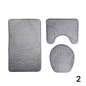 Kit Tapetes Para Banheiro e Lavabo 3 Peças - Home Imperio