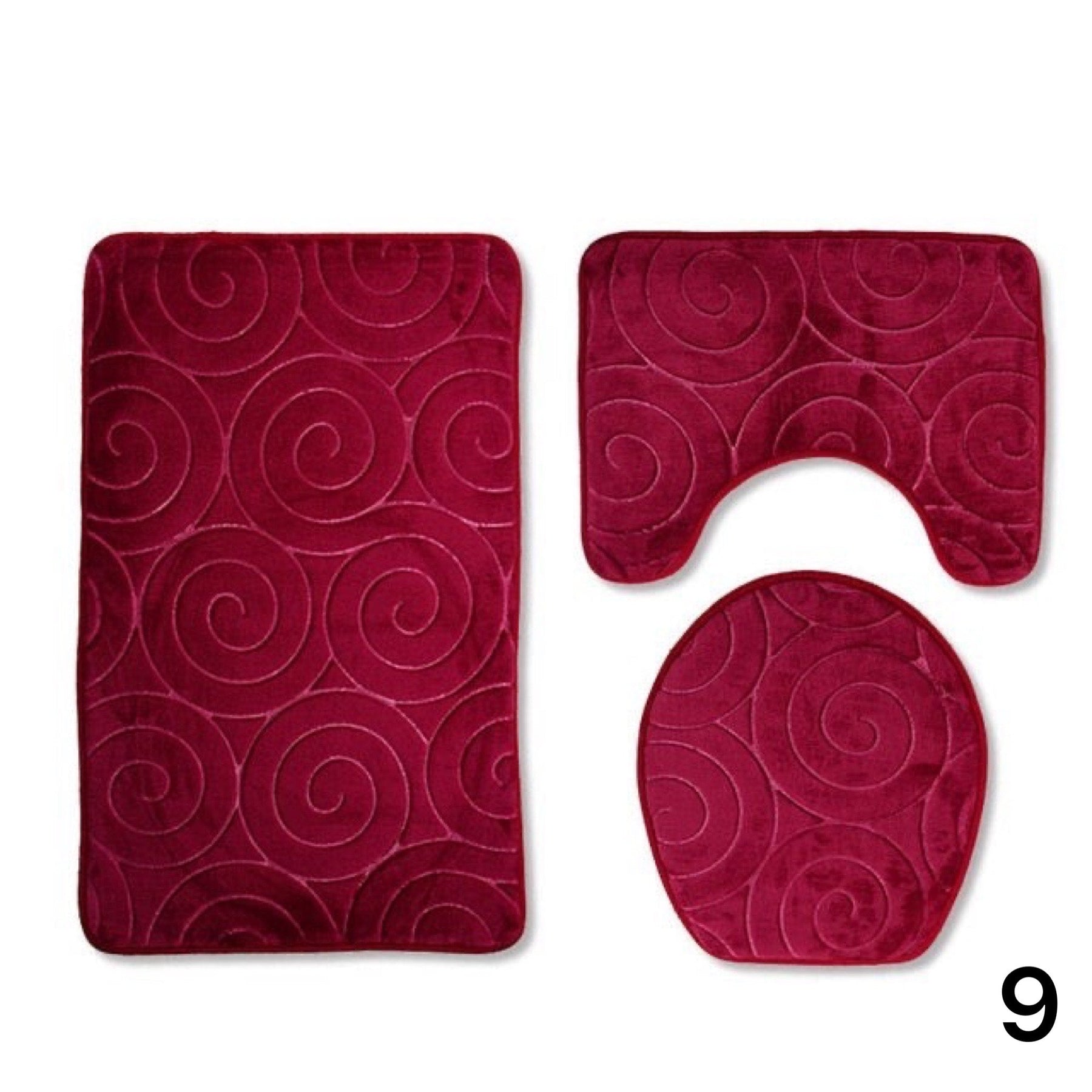 Kit Tapetes Para Banheiro e Lavabo 3 Peças - Home Imperio