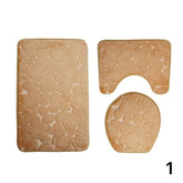 Kit Tapetes Para Banheiro e Lavabo 3 Peças - Home Imperio