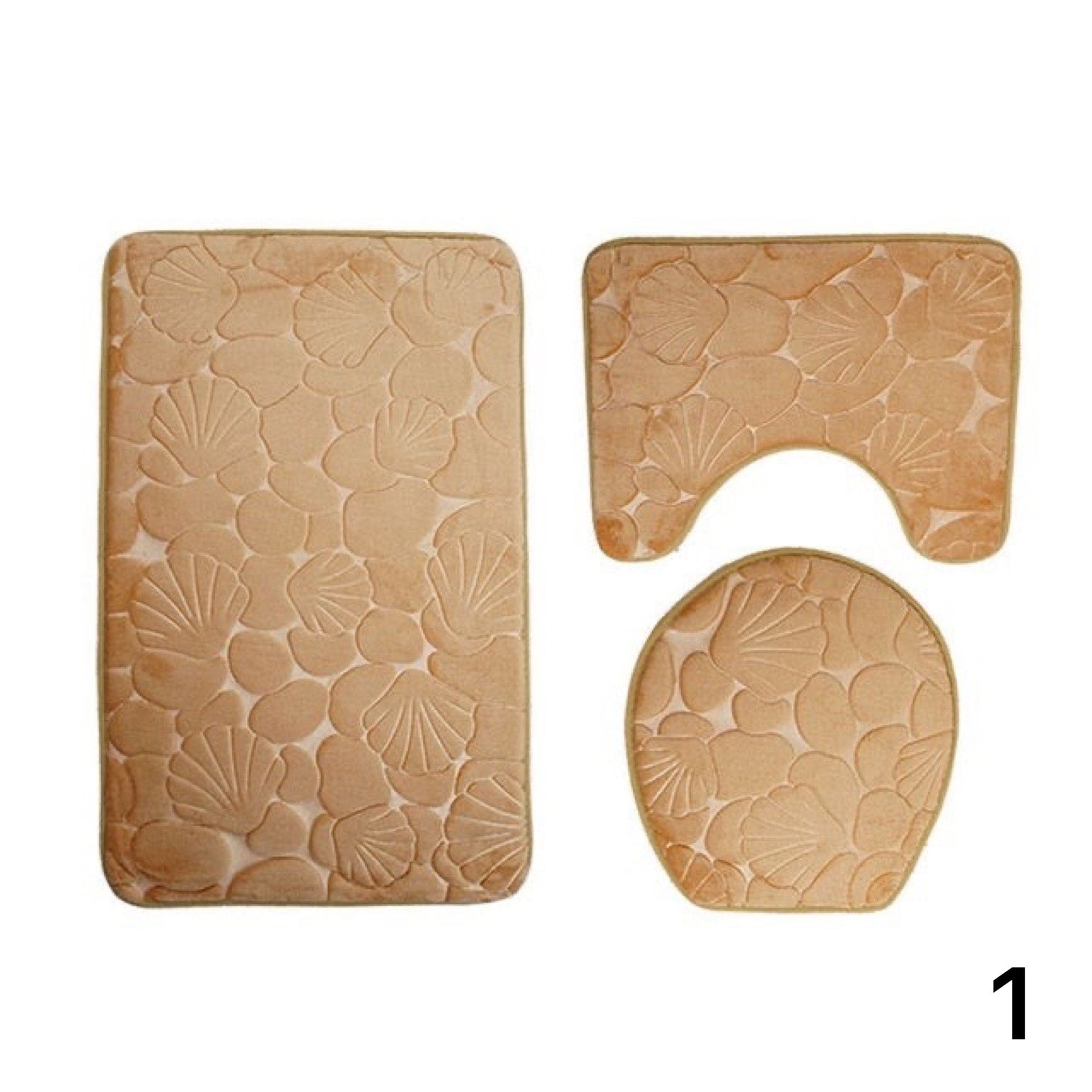 Kit Tapetes Para Banheiro e Lavabo 3 Peças - Home Imperio