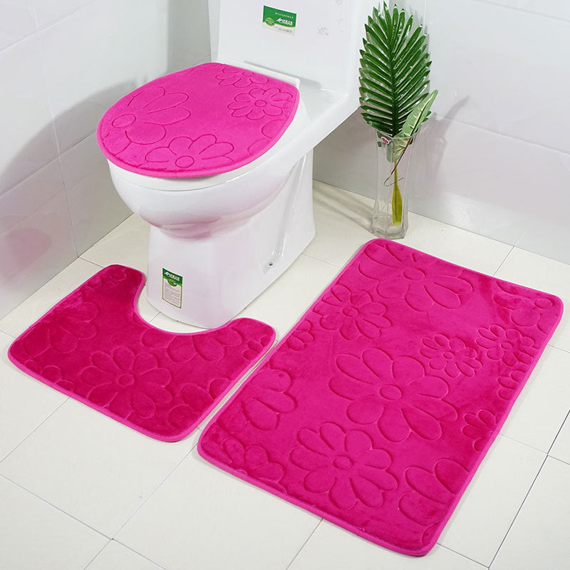 Kit Tapetes Para Banheiro e Lavabo 3 Peças - Home Imperio