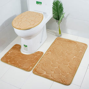 Kit Tapetes Para Banheiro e Lavabo 3 Peças - Home Imperio