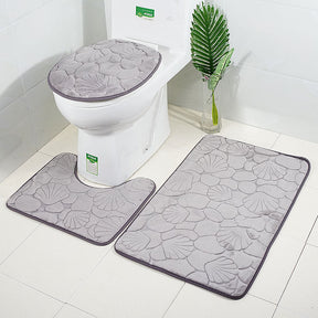 Kit Tapetes Para Banheiro e Lavabo 3 Peças - Home Imperio