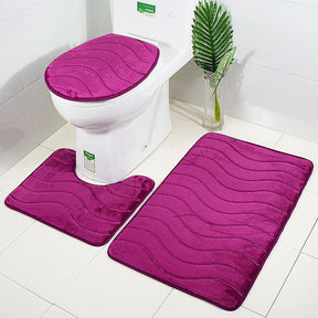 Kit Tapetes Para Banheiro e Lavabo 3 Peças - Home Imperio